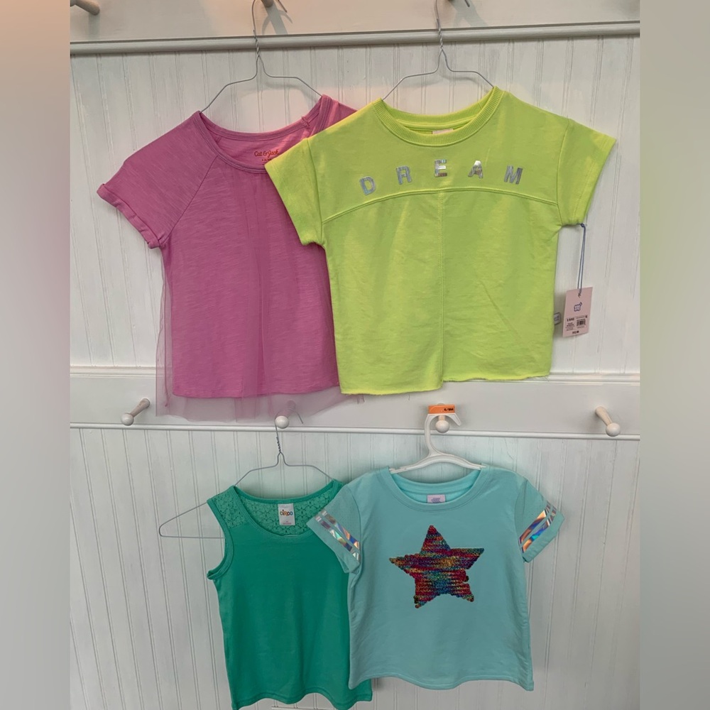 Girls sz 6/6x shirt bundle - 4 shirts, NWT